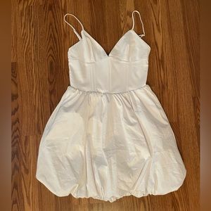 Zara Poplin Romper Dress
